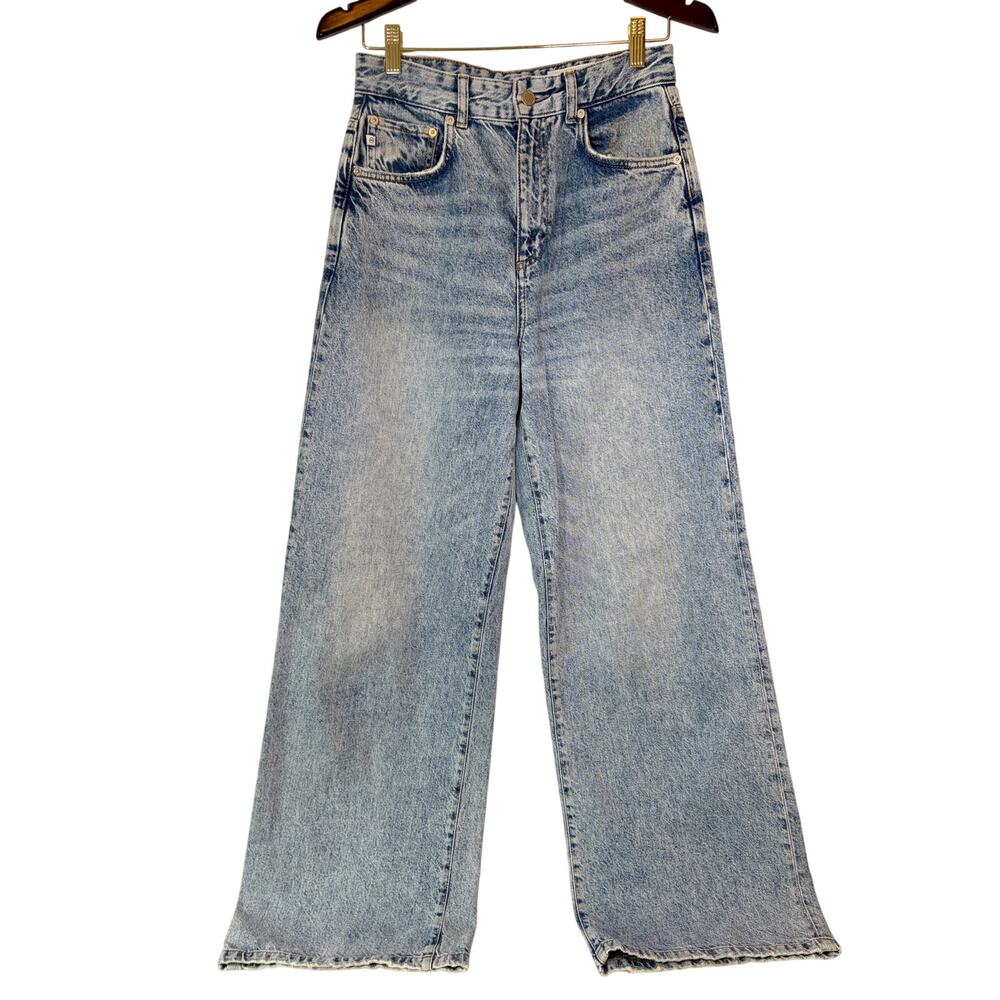 AG denim Deven high rise ultra wide leg 27